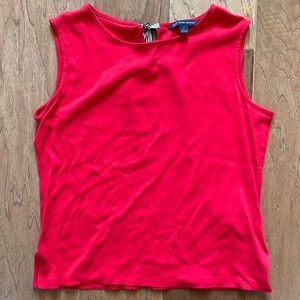 Brooks Brothers Tank Top with Ribbon Neck Tie